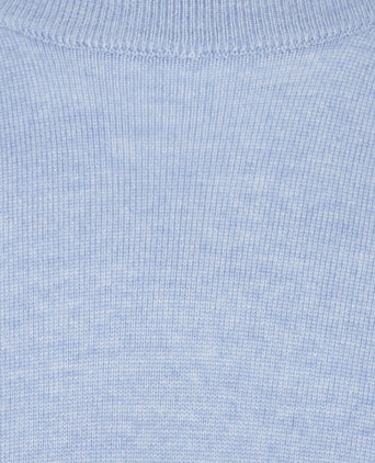 Pullover Merino wol ronde hals | Licht Blauw