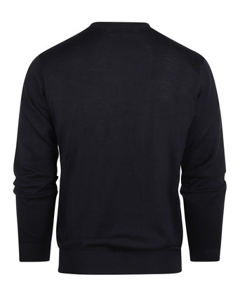 Pullover Merino wol ronde hals | Navy