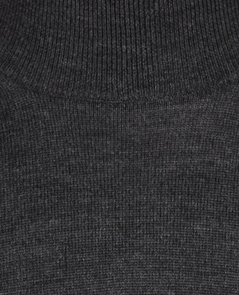 Turtle trui Merino wol | Charcoal