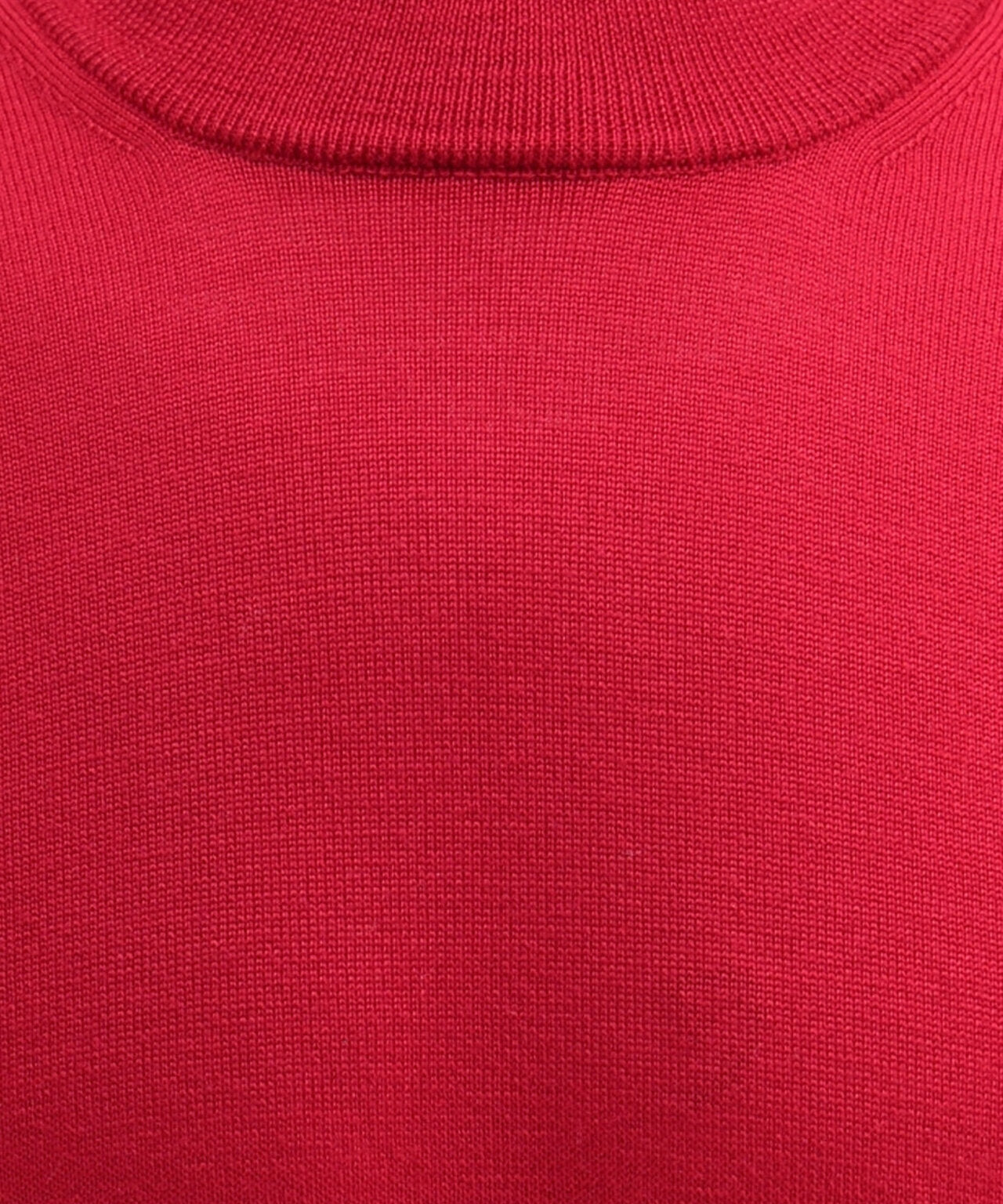 Schildkrötenpullover aus Merinowolle | Rot