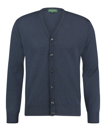 Knoop Vest fijn Merinowol | Blauwgrijs