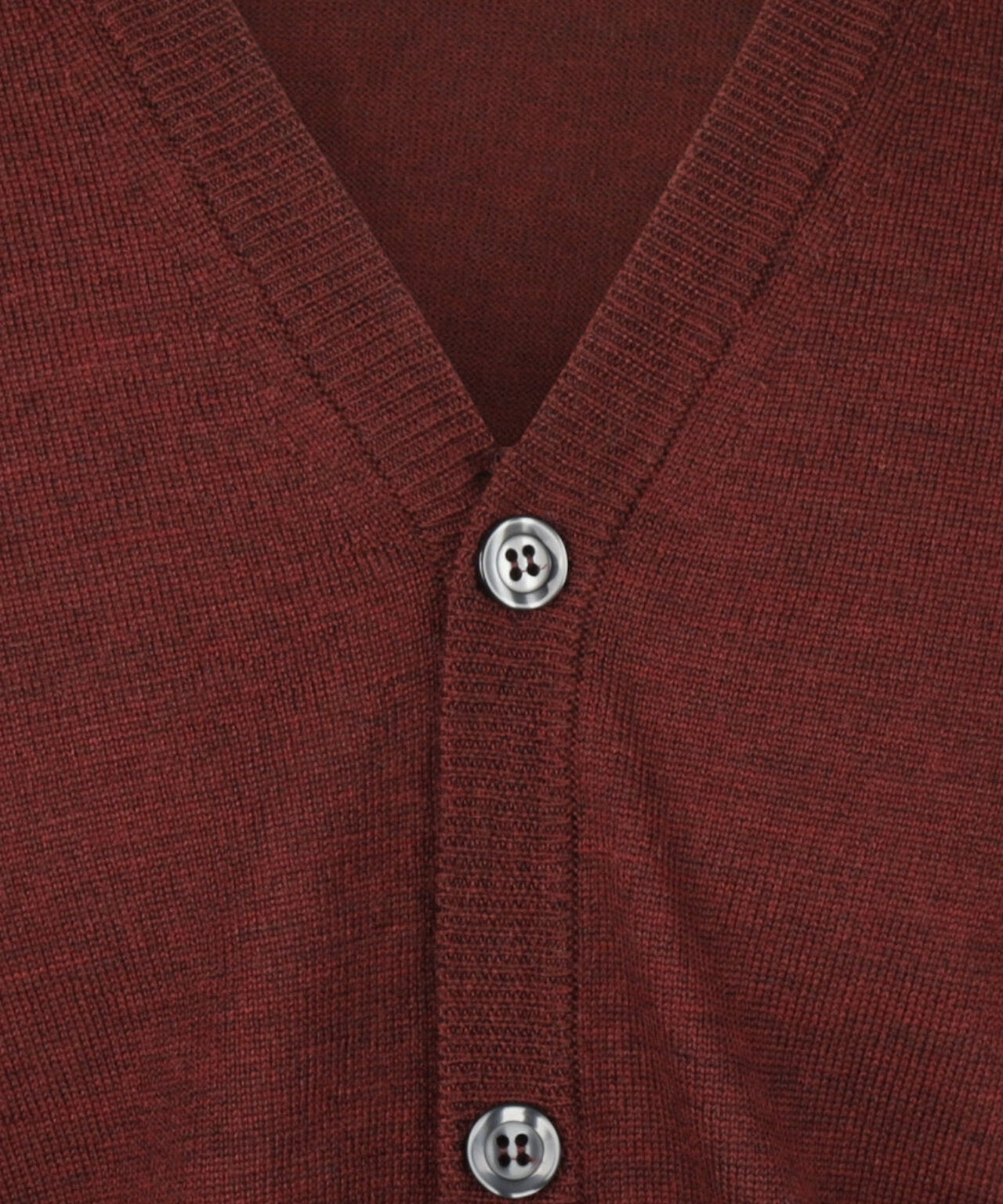 Button Vest fine Merino wool | Bordeaux