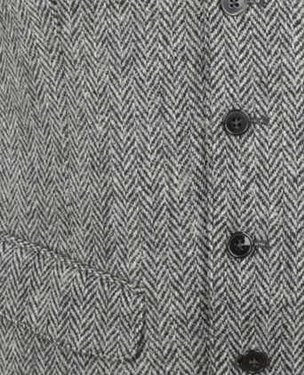 Harris Tweed Gilet | Grijs