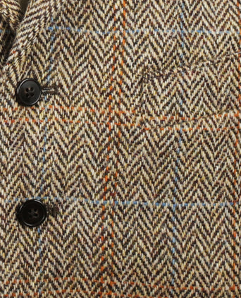 Harris Tweed Gilet | Bruin