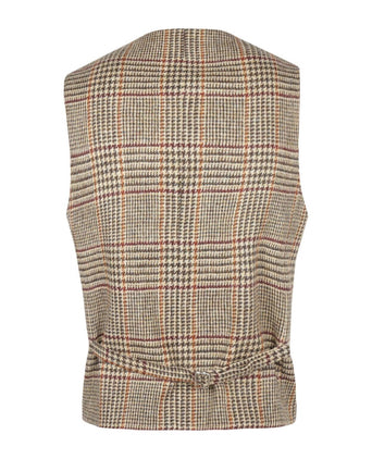 Harris Tweed Gilet | Bruin