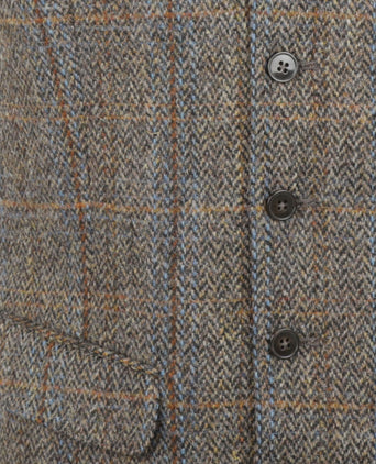 Harris Tweed Gilet | Groen