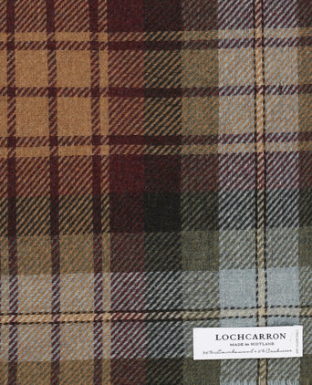 Sjaal lamswol met cashmere | Bruin