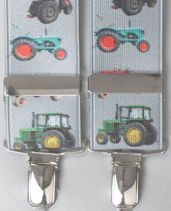 Elastische bretels met clips | Zwart