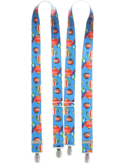 Elastische bretels met clips | Blauw