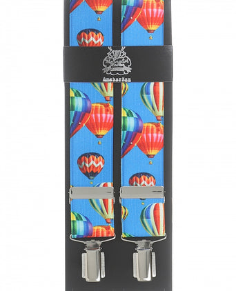 Elastische bretels met clips | Blauw