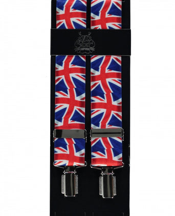 Elastische bretels met clips | Rood