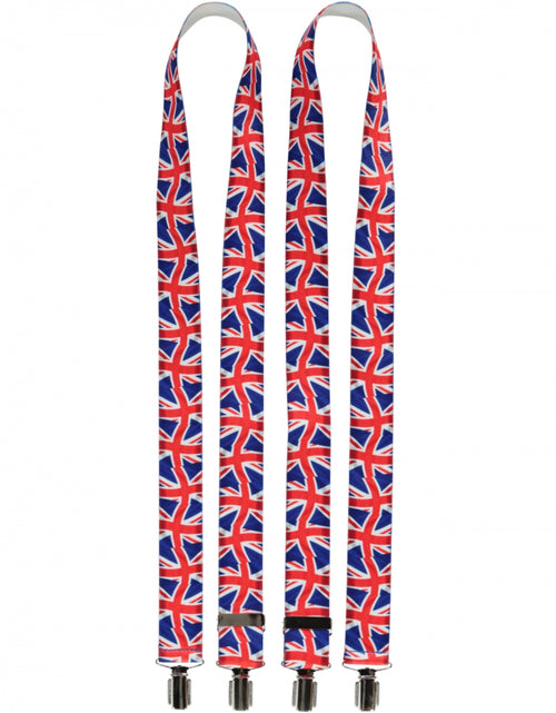 Elastische bretels met clips | Rood