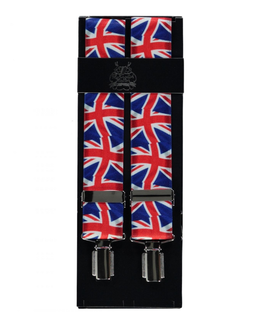 Elastische bretels met clips | Rood