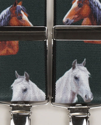 Elastische bretels met clips | Groen