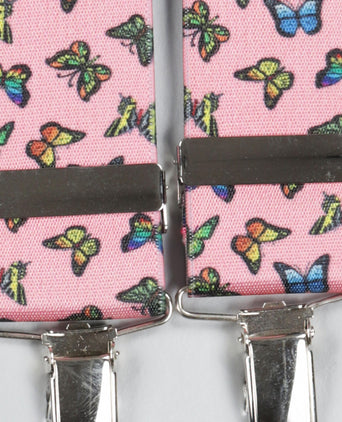 Elastische bretels met clips | Paars