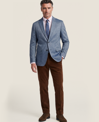 Colbert Zijde | Blauw