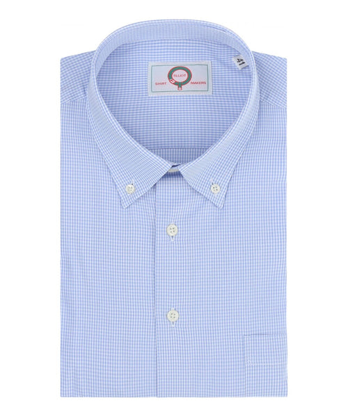Elliot Shirt Button Down Lange Mouw | Blauw