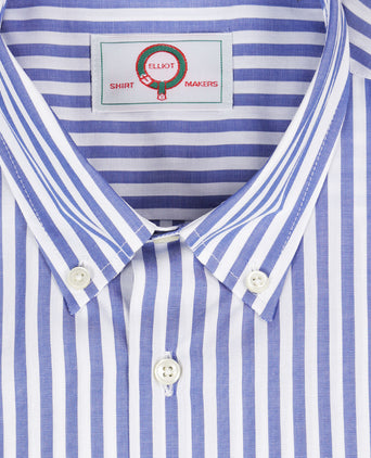 Elliot Shirt Button Down Lange Mouw | Blauw