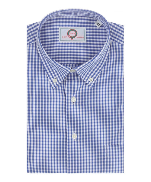 Elliot Shirt Button Down Lange Mouw | Blauw