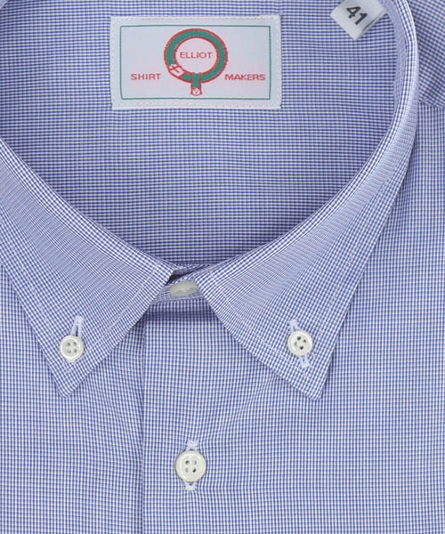 Elliot Shirt Button Down Lange Mouw | Blauw