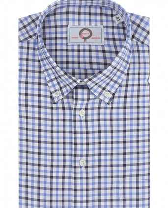 Elliot Shirt Button Down Lange Mouw | Blauw