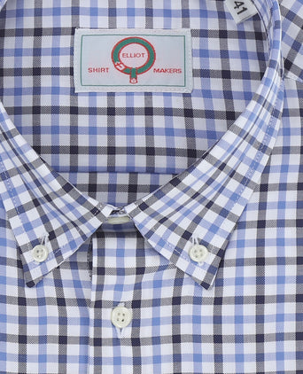 Elliot Shirt Button Down Lange Mouw | Blauw