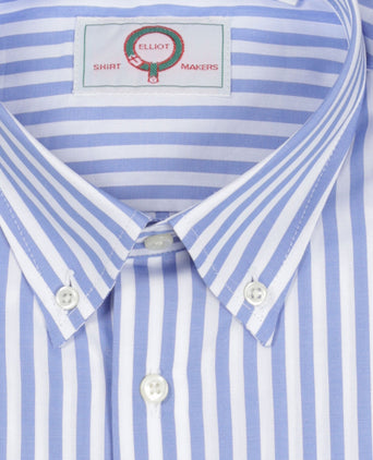 Elliot Shirt Button Down Lange Mouw | Blauw