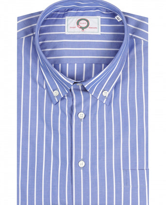 Elliot Shirt Button Down Lange Mouw | Blauw