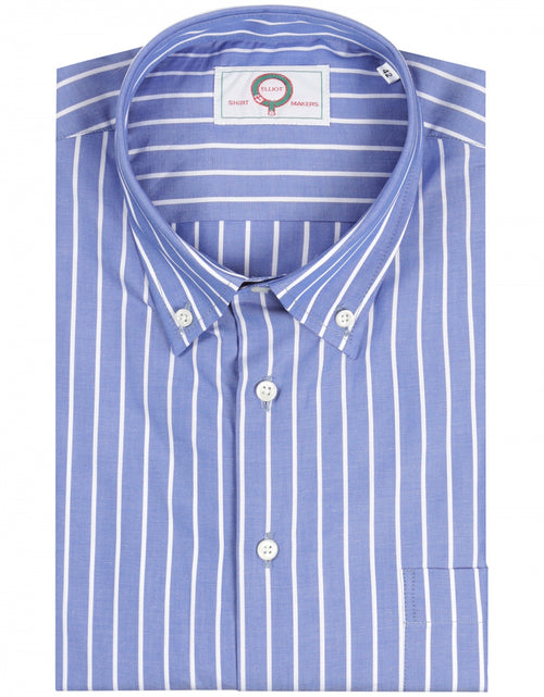 Elliot Shirt Button Down Lange Mouw | Blauw