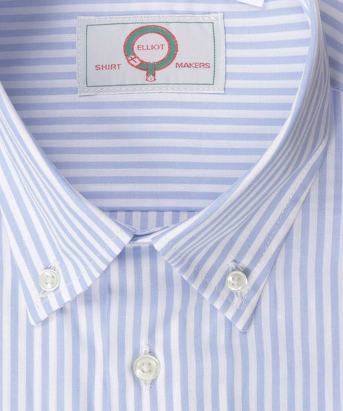 Elliot Shirt Button Down Lange Mouw | Blauw