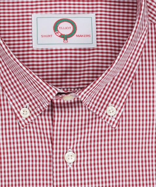 Shirt Button Down | Rood Ruit Fijn
