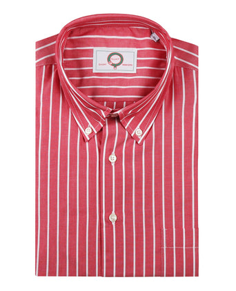 Elliot Shirt Button Down Lange Mouw | Rood
