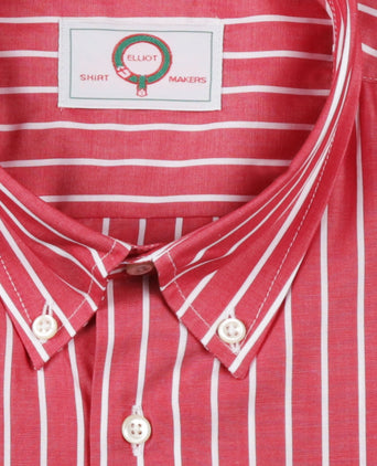 Elliot Shirt Button Down Lange Mouw | Rood