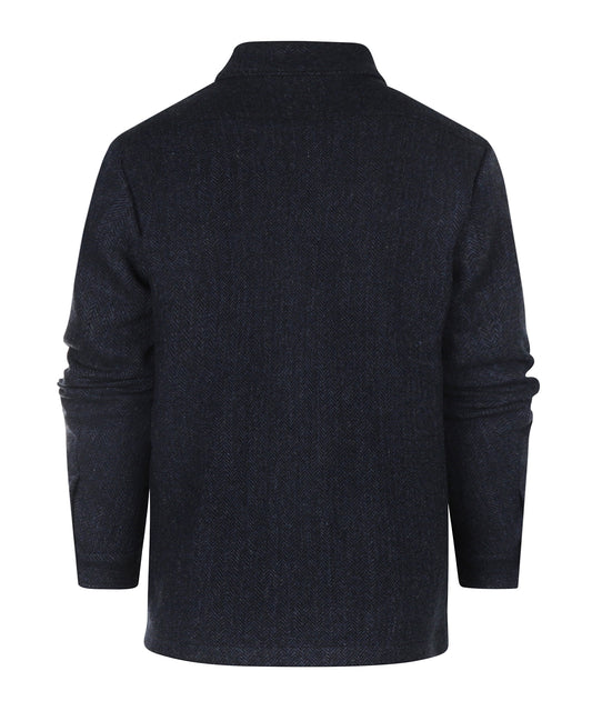 Tweed Jacket | Blue Herringbone