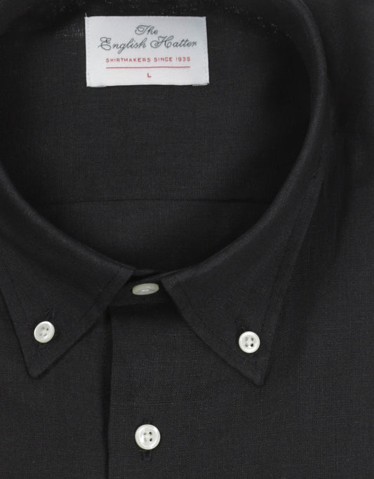 Shirt Linnen LM | Zwart