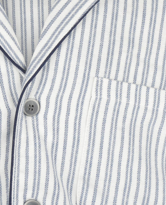 Luxe Flanellen Pyjama Set | Blauw