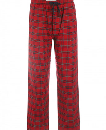Luxe Flanellen Pyjama Set | Rood