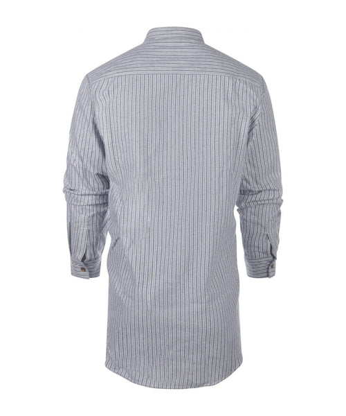 Overhemd Grandfather Shirt | Grijs