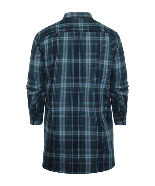 Overhemd Grandfather Shirt | Blauw
