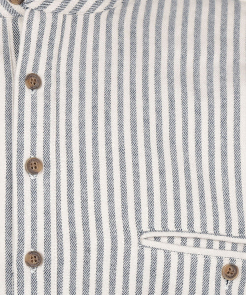Overhemd Grandfather Shirt | Blauw