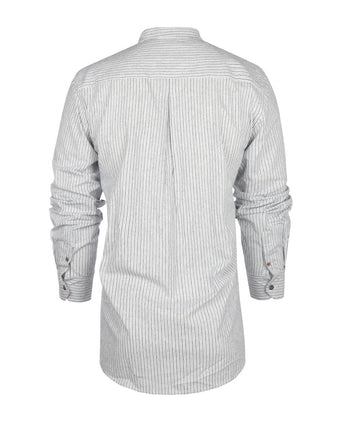Overhemd Grandfather Shirt | Blauw