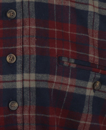 Overhemd Grandfather Shirt | Rood