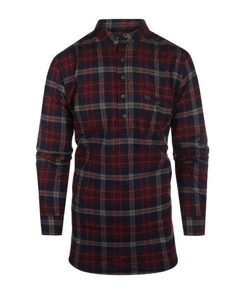 Overhemd Grandfather Shirt | Rood