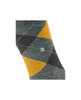 Edinburgh Melange Heren Sokken | Blauw