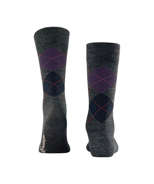 Edinburgh Melange Heren Sokken | Groen