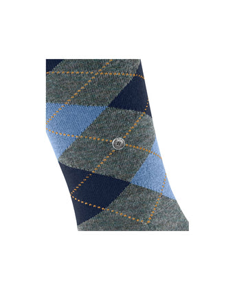 Edinburgh heren kniekousen | Blauw