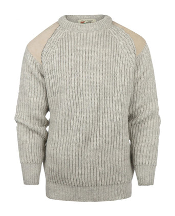 Pullover Swaledale Wol ronde hals | Beige
