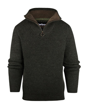 Barbour New Tyne Half Zip Jumper | Groen