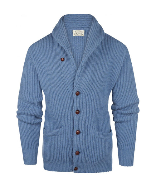 William Lockie Knoop Vest Sjaalkraag | Jeans