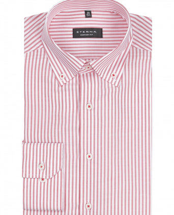 Overhemd button down regular fit | Rood